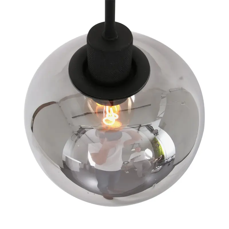 Foto 10 Hanglamp Lotus 1898ZW Zwart Lotus 1898ZW