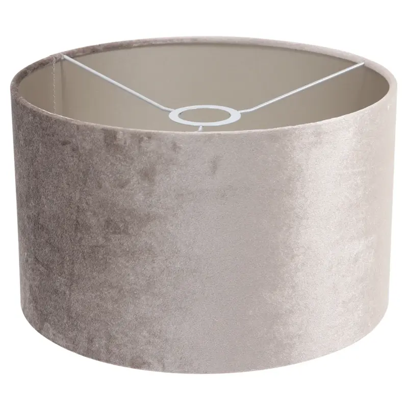 Foto 5 Hanglamp Stang 3459ZW Zwart + Kap Velours Zilver Stang 3459ZW