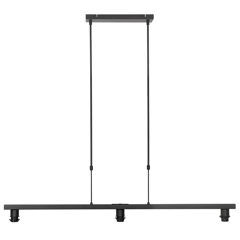 Foto 1 Hanglamp Stang 3463ZW Zwart + Kap Velours Groen Stang 3463ZW