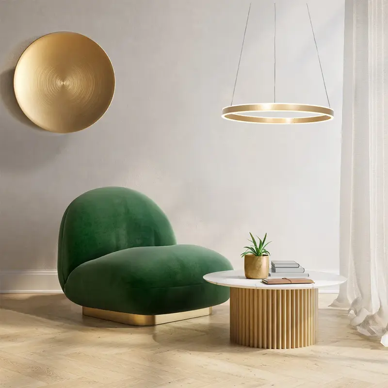 Foto 2 Hanglamp Ringlux 3502GO Goud Ringlux 3502GO