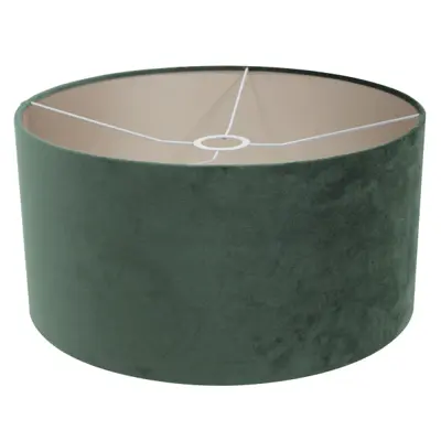 Foto van Lampenkap K1068VS Velours Groen Lampenkappen K1068VS