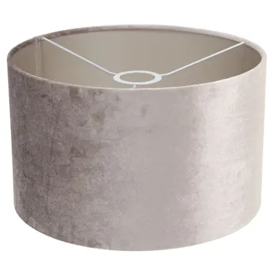 Foto van Lampenkap K7396GS Fluweel Zilver Lampenkappen K7396GS
