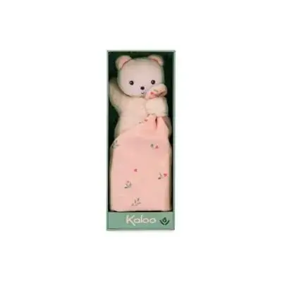 Foto 2 Knuffeldoekje en poesje roze