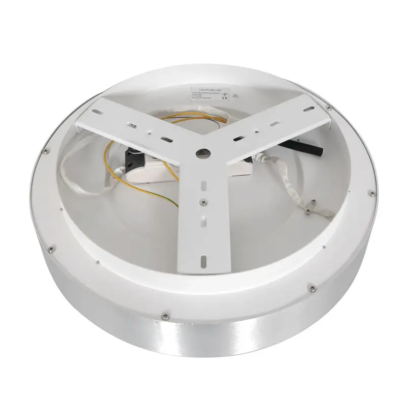 Foto 6 Plafondlamp Ringlede 3086ZI Zilver Ø30cm Ringlede 3086ZI
