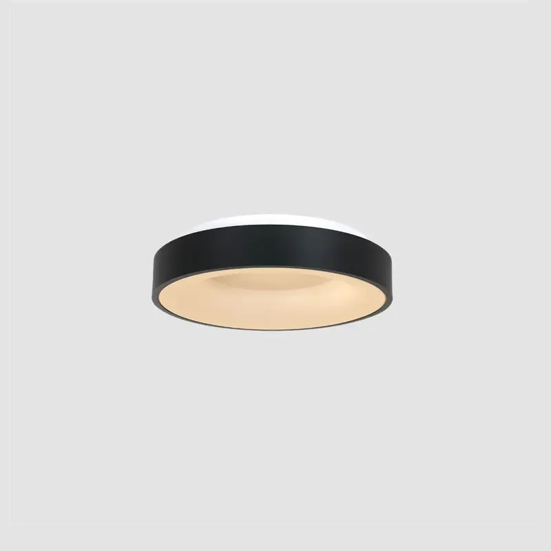 Foto 11 Plafondlamp Ringlede 3086ZW Zwart Ø30cm Ringlede 3086ZW