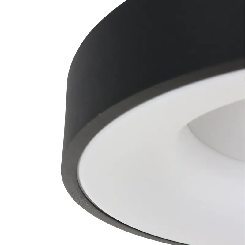 Foto 4 Plafondlamp Ringlede 3086ZW Zwart Ø30cm Ringlede 3086ZW