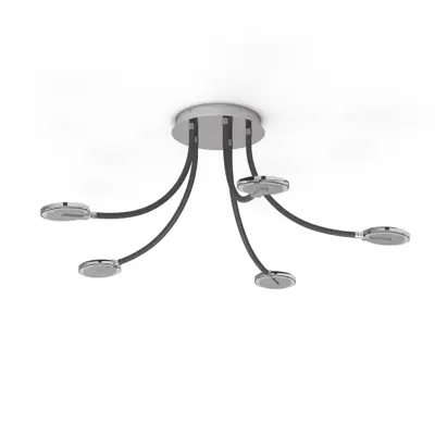 Foto van Plafondlamp Turound 3375ST Staal Turound 3375ST