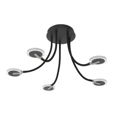 Foto van Plafondlamp Turound 3375ZW Zwart Turound 3375ZW