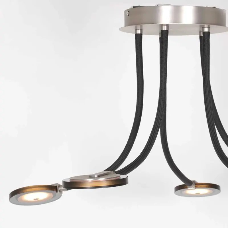 Foto 8 Plafondlamp Turound 3376ST Staal Turound 3376ST