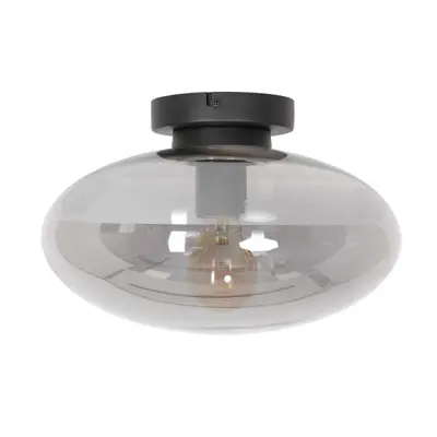Foto van Zwarte plafondlamp Reflexion Smoke 3388ZW Reflexion 3388ZW