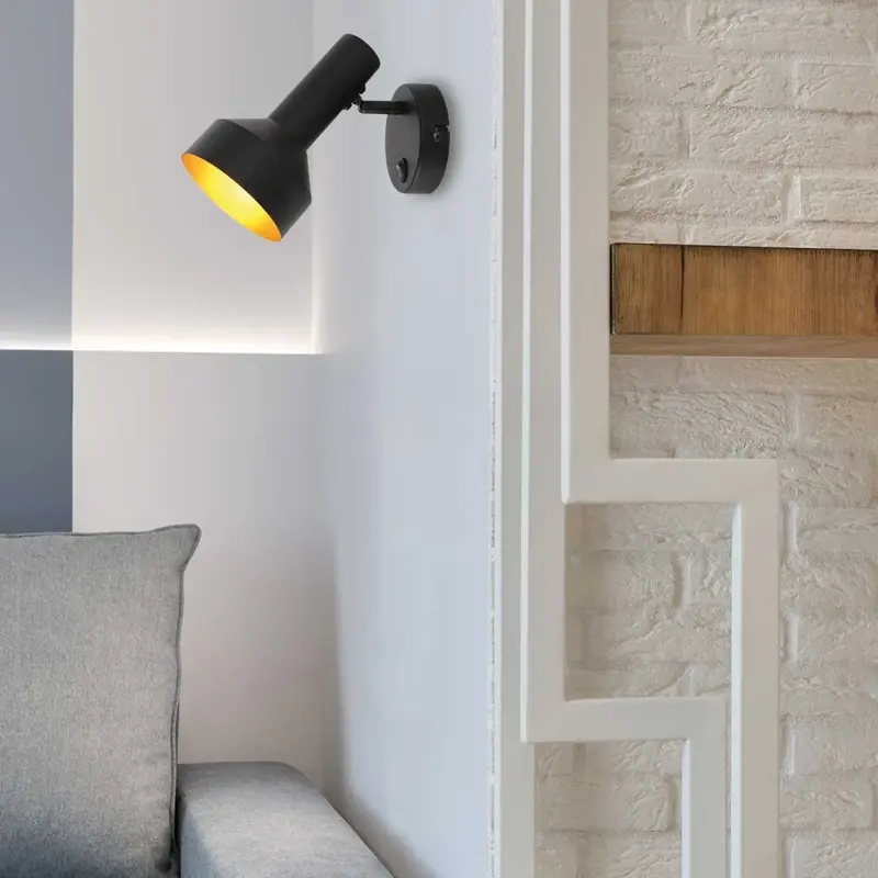 Foto 2 Wandlamp Bundle 3335ZW Zwart Bundle 3335ZW