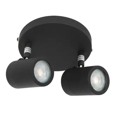 Foto van Spot Upround 2487ZW Zwart Upround LED 2487ZW