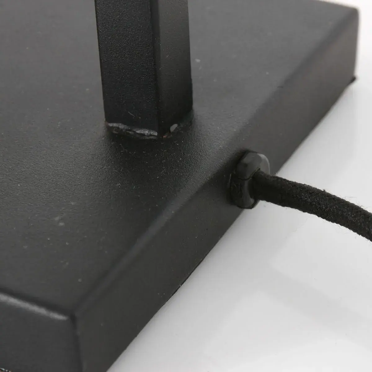 Foto 3 Tafellamp Stang 7123ZW Zwart + Kap Velours Goud Stang 7123ZW