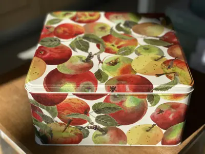 Foto van Square tin Fruits L