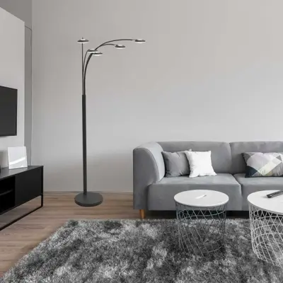 Foto van Vloerlamp Synna 1327ZW Zwart Synna 1327ZW