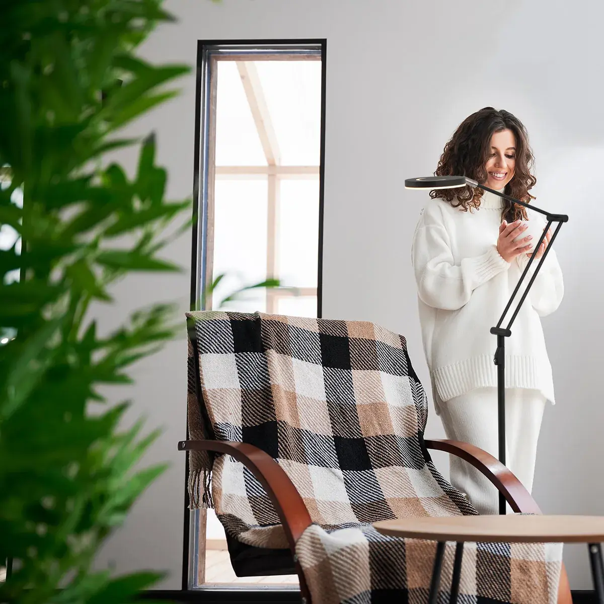 Foto 3 Vloerlamp Soleil 3257ZW Zwart Soleil 3257ZW