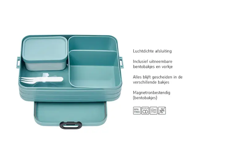 Foto 3 Bento lunchbox L Nordic Blue