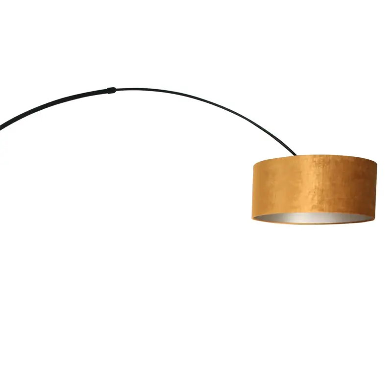 Foto 11 Vloerlamp Sparkled Light 7268ZW+K1066KS Zwart-Fluweel Goud Sparkled Light 8129ZW