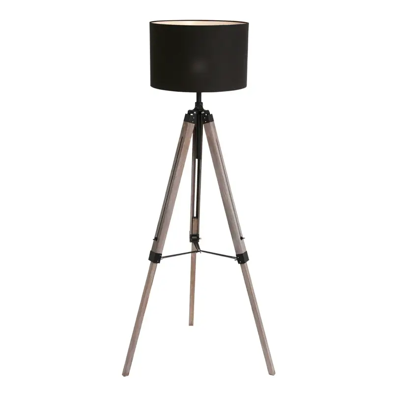 Foto 1 Vloerlamp Triek 3348ZW+K7976SS Zwart-Zwart Triek 7175ZW