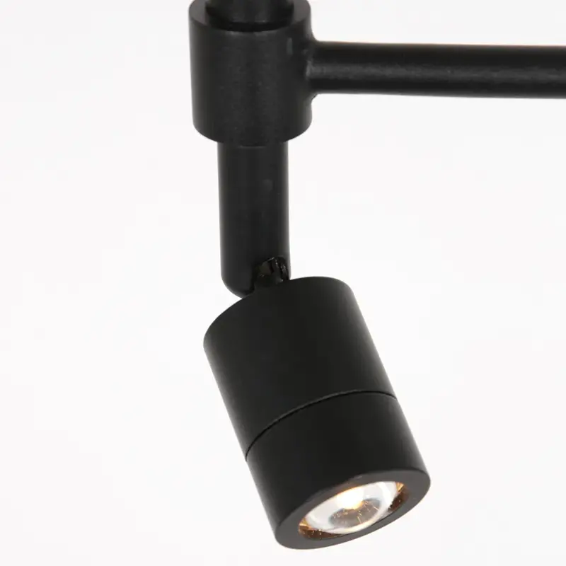 Foto 3 Vloerlamp Stang 7181ZW Zwart + Kap Velours Groen Stang 7181ZW