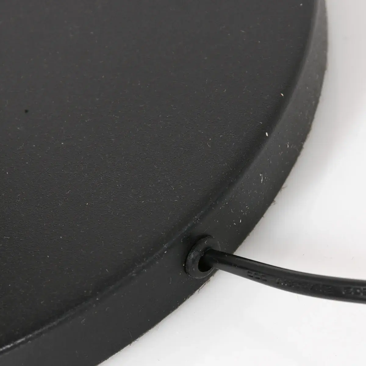 Foto 11 Vloerlamp Stang 7190ZW Zwart + Kap Velours Zilver Stang 7190ZW