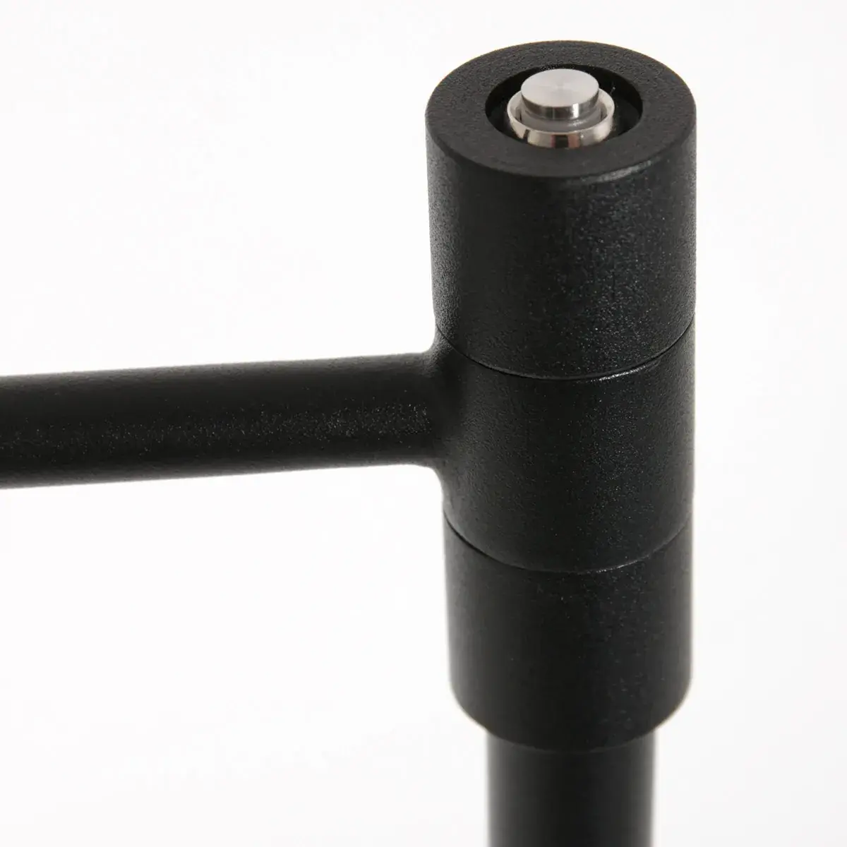 Foto 13 Vloerlamp Stang 7190ZW Zwart + Kap Velours Zilver Stang 7190ZW