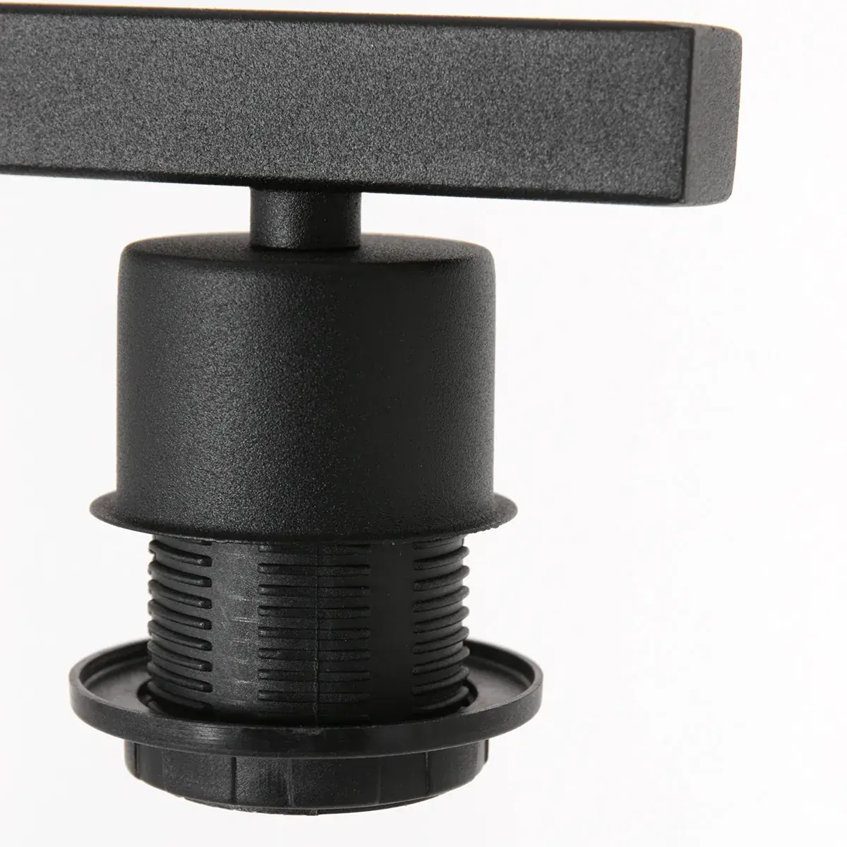 Foto 3 Vloerlamp Stang 7196ZW Zwart + Kap Zwart Linnen Stang 7196ZW