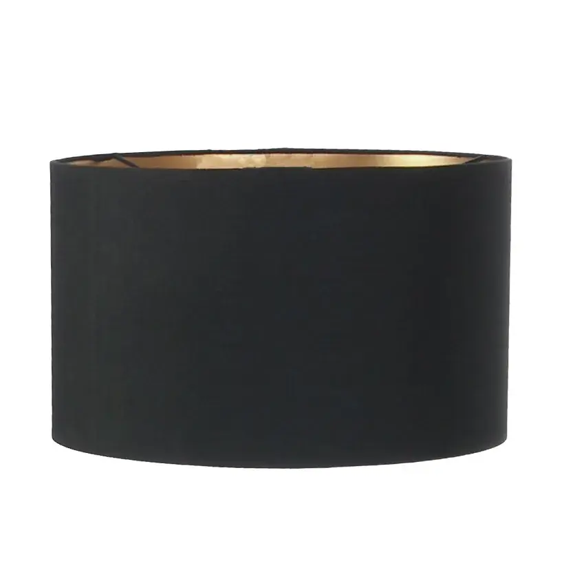 Foto 4 Vloerlamp Stang 7196ZW Zwart + Kap Zwart Linnen Stang 7196ZW