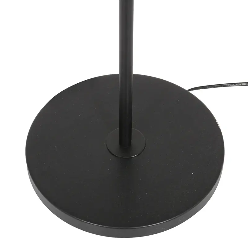 Foto 8 Vloerlamp Stang 7201ZW Zwart + Kap Zwart Linnen Stang 7201ZW