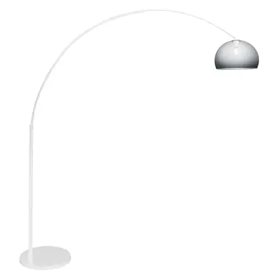 Foto van Vloerlamp Sparkled Light 7268W+K11130S Wit-Grijs Kunststof Sparkled Light 7349W