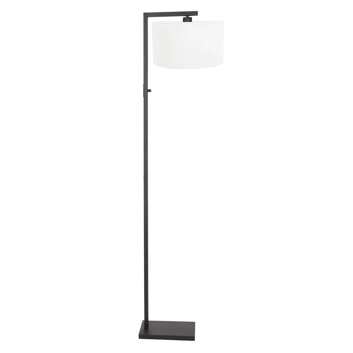 Foto van Wandlamp Stang 8171ZW Zwart + Kap Wit Chintz Stang 8171ZW
