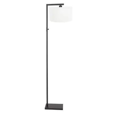 Foto van Vloerlamp Stang 8216ZW Zwart + Kap Wit Chintz Stang 8216ZW