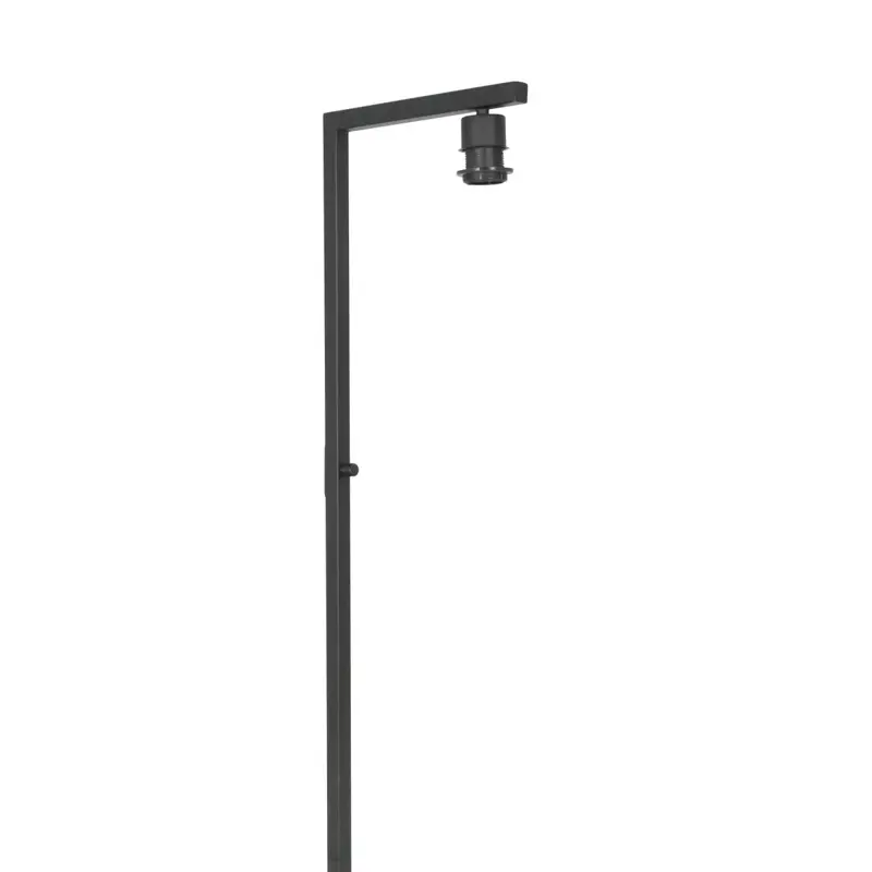 Foto 13 Vloerlamp Stang 8217ZW Zwart + Kap Grijs Linnen Stang 8217ZW