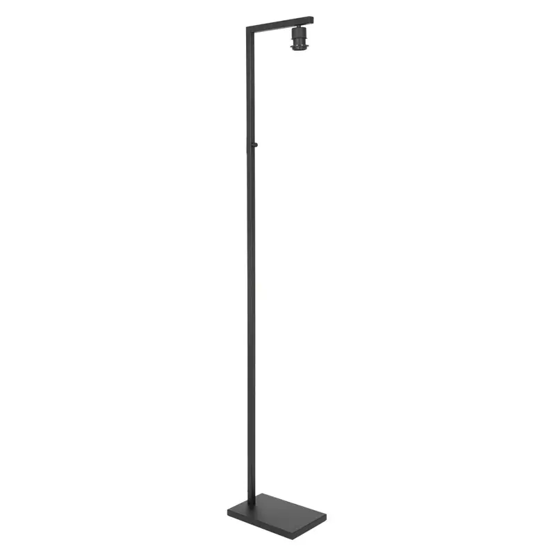 Foto 2 Vloerlamp Stang 8222ZW Zwart + Kap Velours Blauw Stang 8222ZW