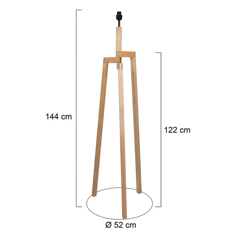 Foto 5 Vloerlamp Sabi 3408BE zonder kap Sabi 3408BE