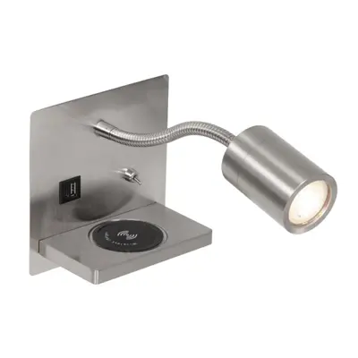 Foto van Wandlamp Upround 3654ST Staal Upround 3654ST