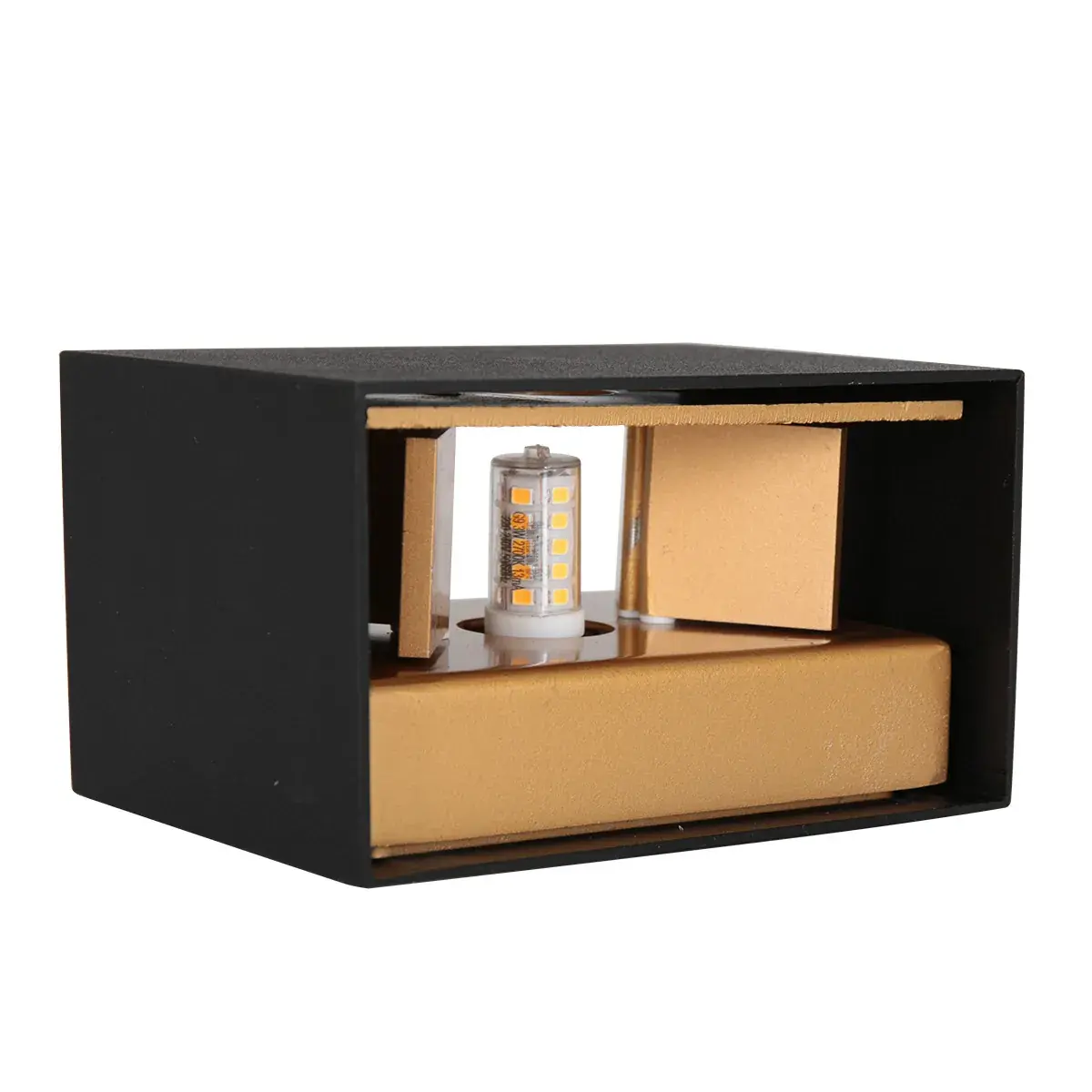 Foto 4 Wandlamp Muro 3365ZW Zwart Muro 3365ZW