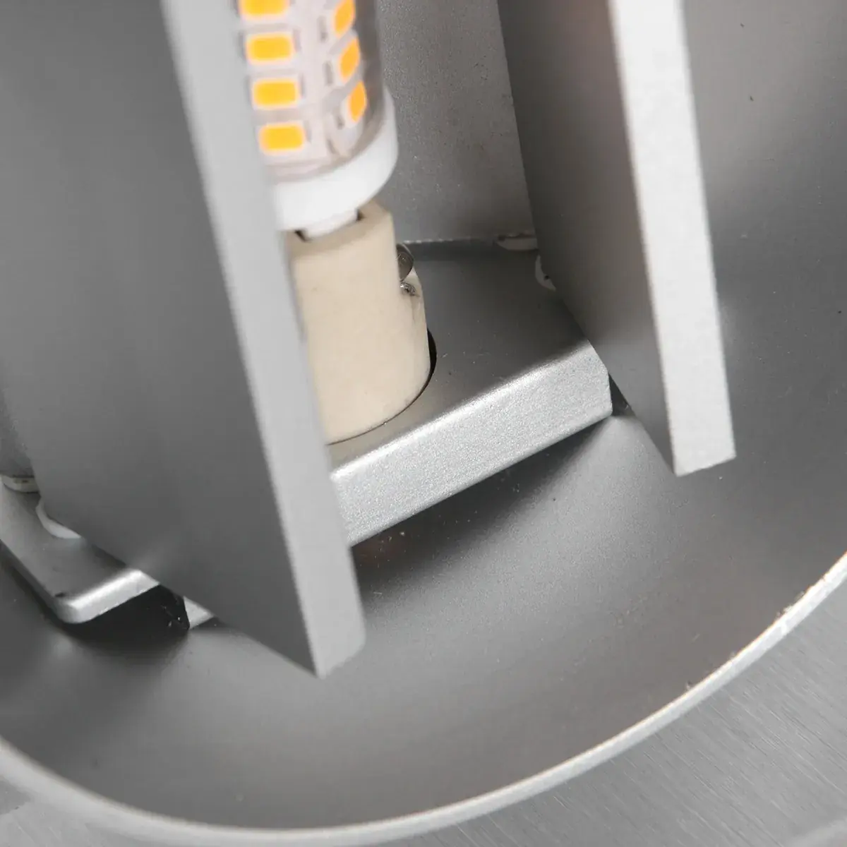 Foto 4 Wandlamp Muro 3366ST Staal Muro 3366ST