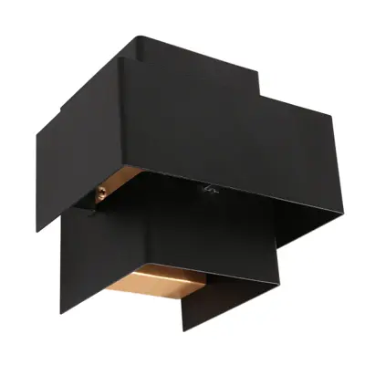 Foto van Wandlamp Muro 3367ZW Zwart Muro 3367ZW