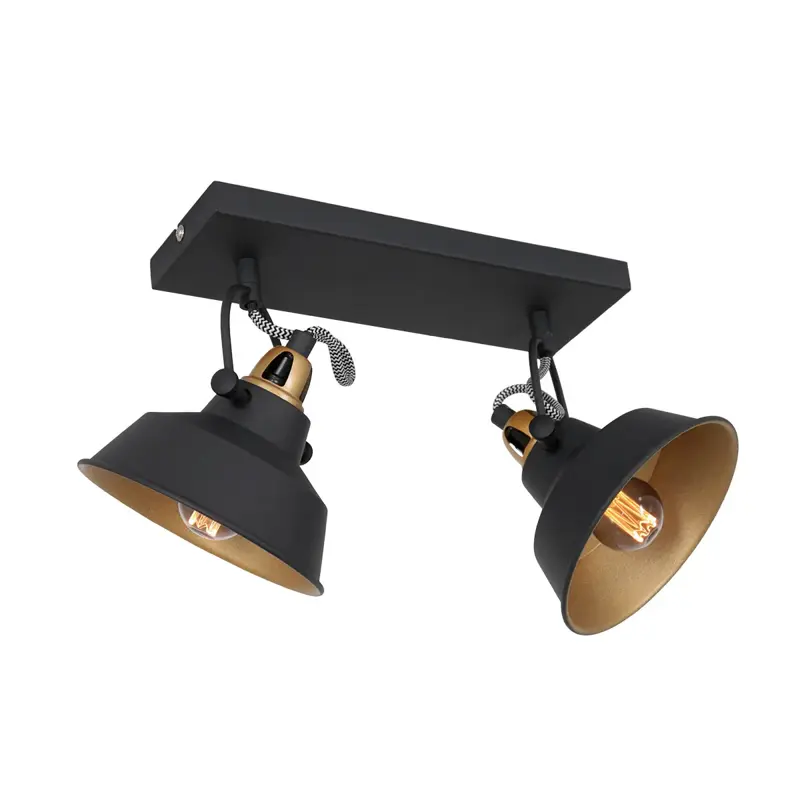 Foto 7 Plafondlamp Nové 3327ZW Zwart Nove 3327ZW