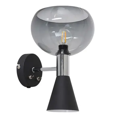Foto van Wandlamp 2-lichts Fastlåst Anne Light 2570ZW Zwart Fastlåst 2570ZW