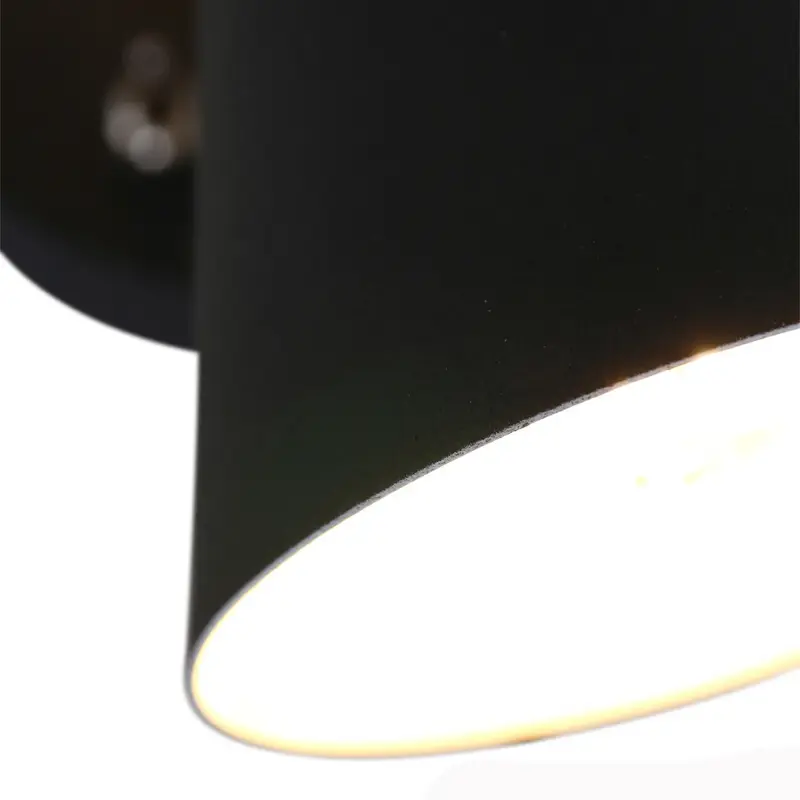 Foto 4 Wandlamp 2-lichts Fastlåst Anne Light 2570ZW Zwart Fastlåst 2570ZW