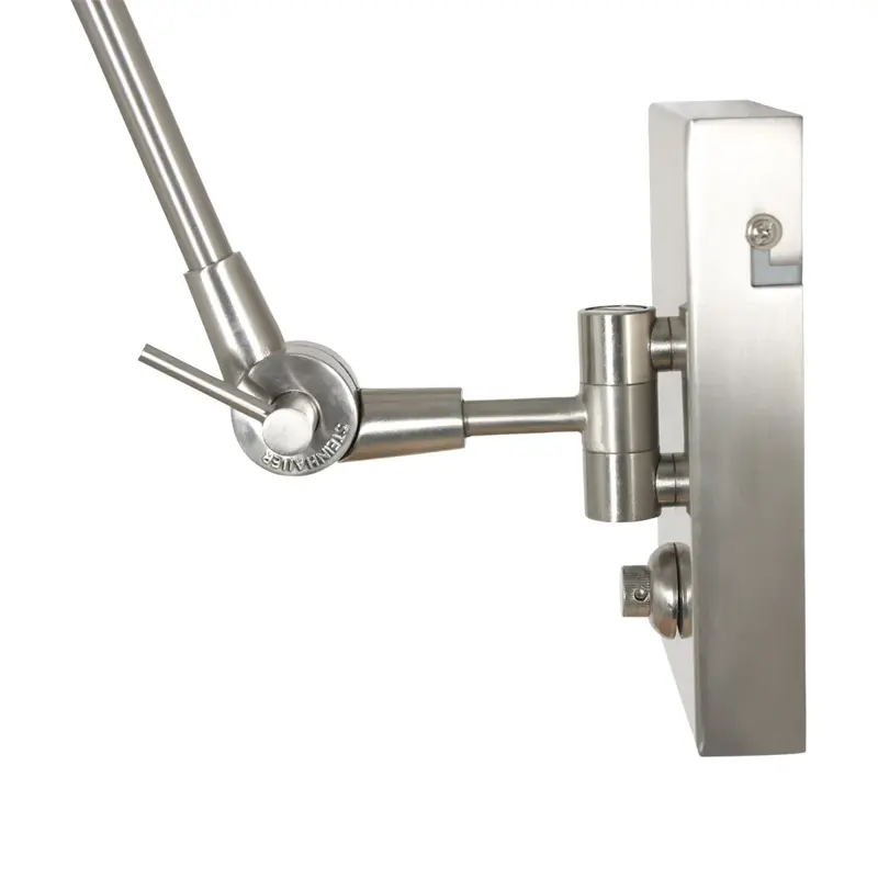Foto 7 Wandlamp Prestige Chic 7396ST+K7396QS Staal-Wit Linnen Prestige Chic 8108ST