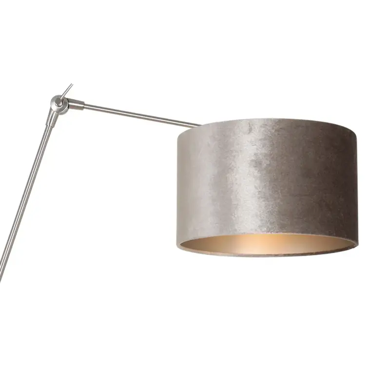 Foto 14 Wandlamp Prestige Chic 7396ST-K7396GS Staal-Fluweel Zilver Prestige Chic 8110ST