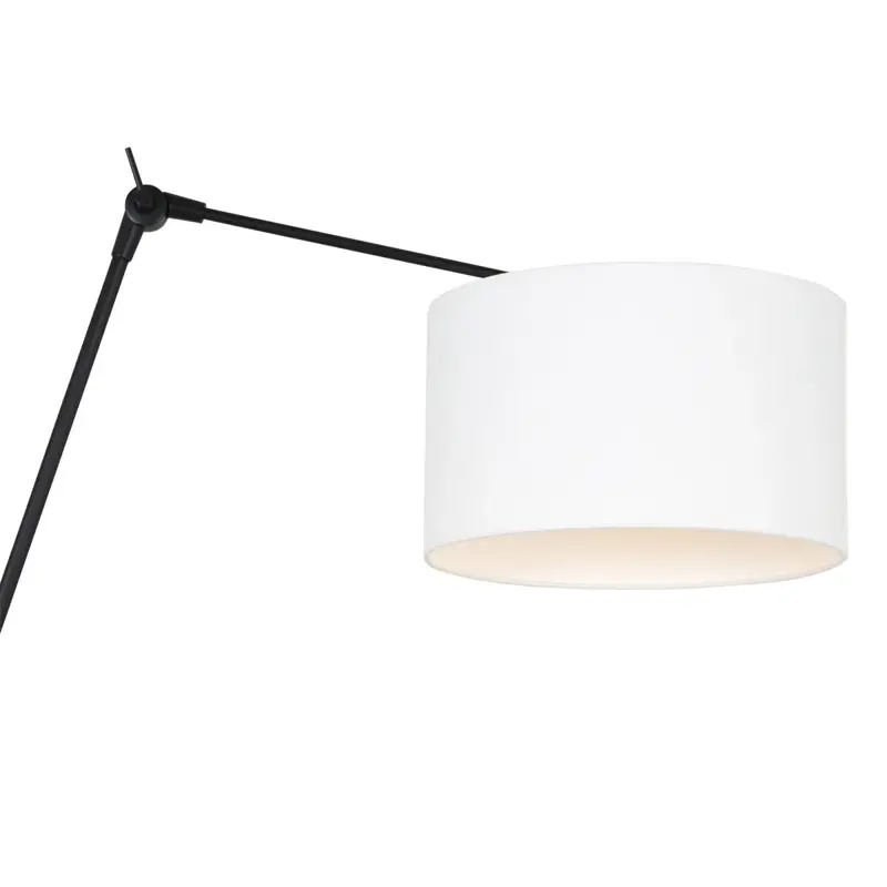 Foto 13 Wandlamp Prestige Chic 7396ZW+K7396QS Zwart-Wit Linnen Prestige Chic 8120ZW