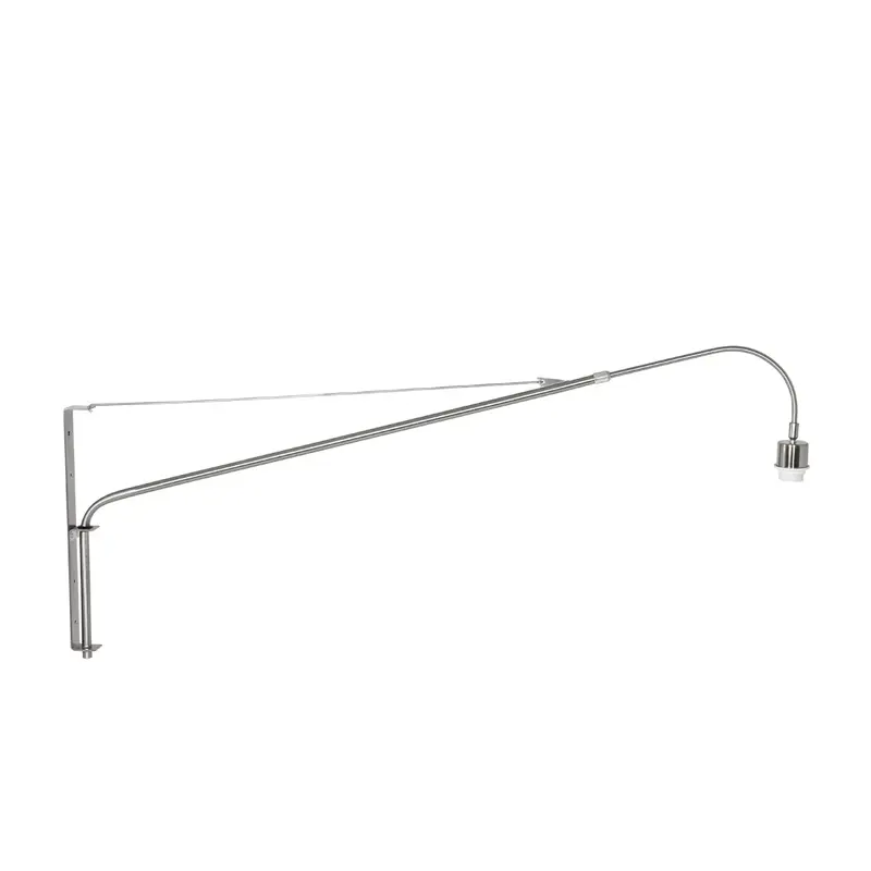 Foto 8 Wandlamp Elegant Classy 2574ST+K1066GS Staal-Fluweel Zilver Elegant Classy 8131ST