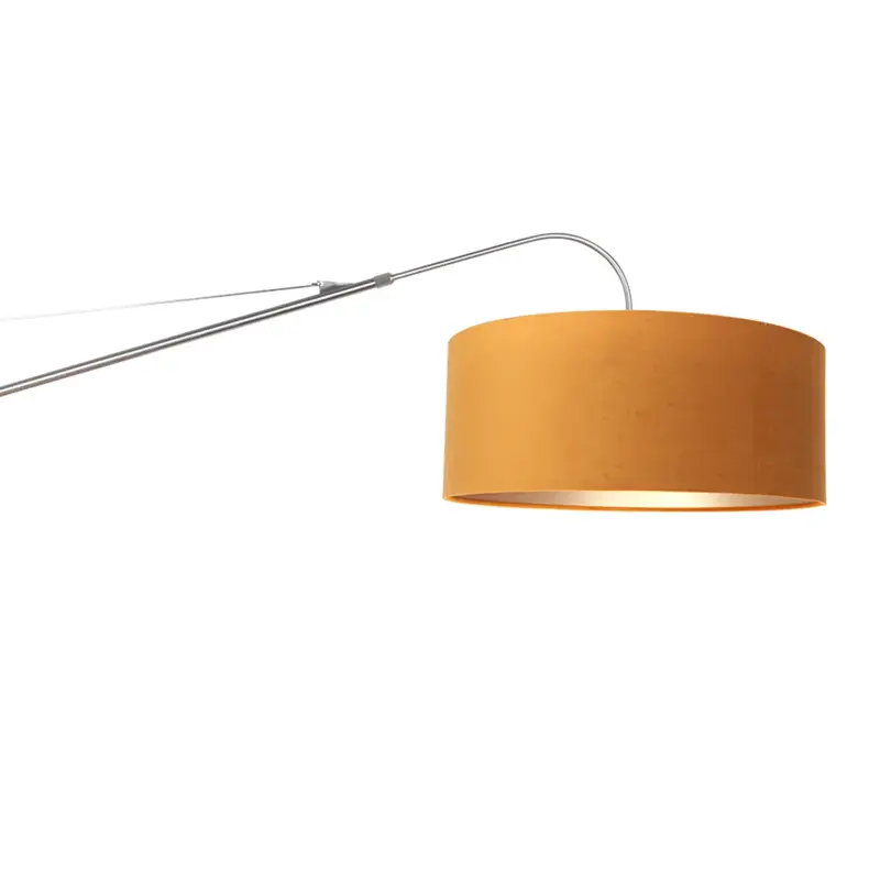 Foto 11 Wandlamp Elegant Classy 2574ST+K1066KS Staal-Fluweel Goud Elegant Classy 8132ST
