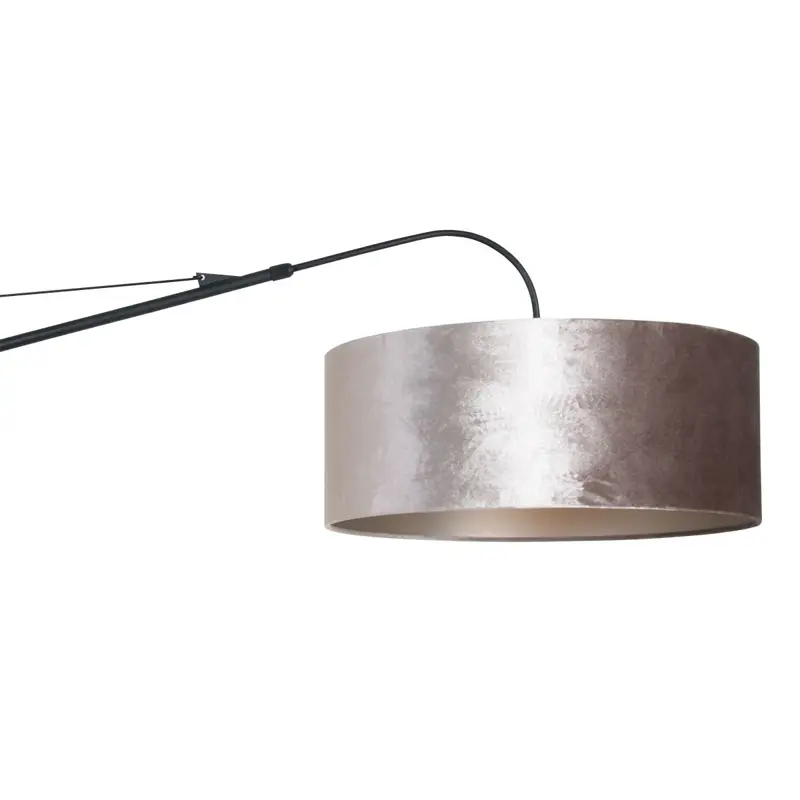 Foto 14 Wandlamp Elegant Classy 2574ZW+K1066GS Zwart-Fluweel Zilver Elegant Classy 8134ZW