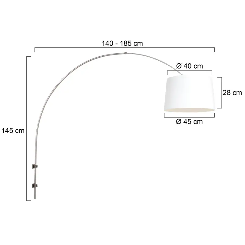 Foto 5 Wandlamp Sparkled Light 1481ST+K10012S Staal-Wit Chintz Sparkled Light 8197ST