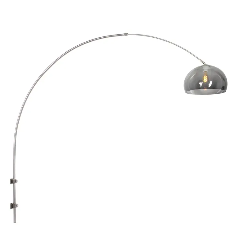 Foto 1 Wandlamp Sparkled Light 1481ST+K11130S Staal-Grijs Kunststof Sparkled Light 8201ST